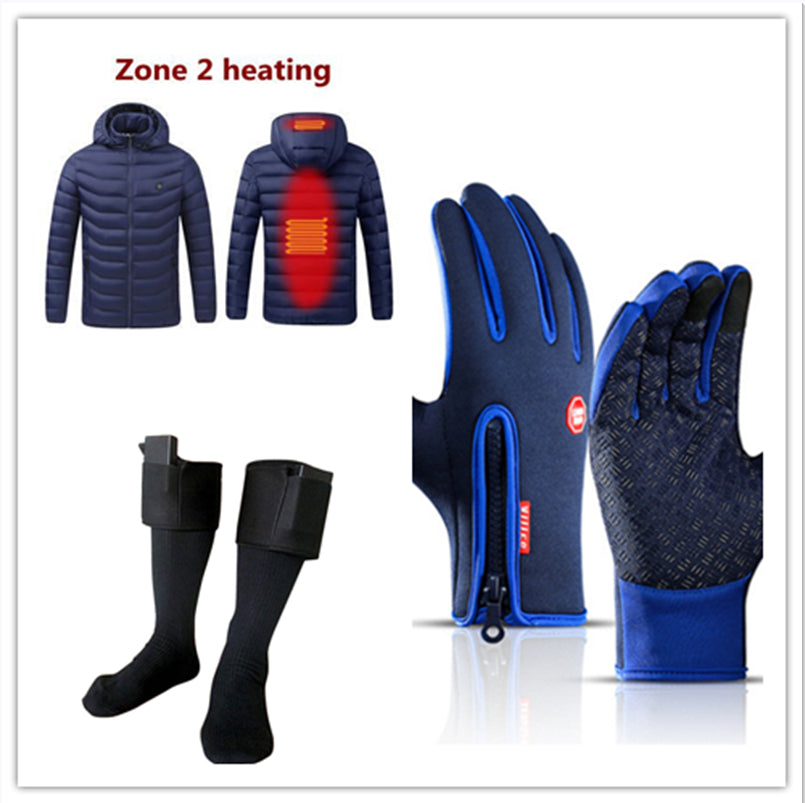 Waterproof touchscreen winter motorcycle gloves